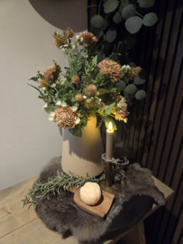 Dienblad rond zwart compleet