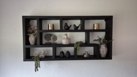 Letterbak 120x15x60  zwart