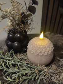 Led kaars in vorm van bloem