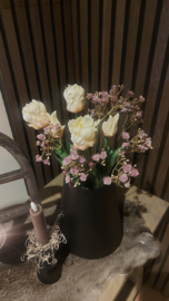 Tulp crème 5 stelen