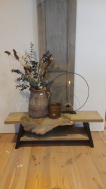 Raambankje 2 kleurig 90x19x30