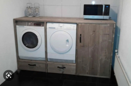 Wasmachine-droger  ombouw.....kast