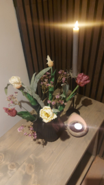 Tulpen vaas zwart