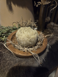 Houten schaaltje met geurblokje