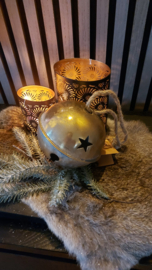 Mooie grote bel goud/mat