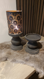 Kaarshouder "fan" rond 12cm