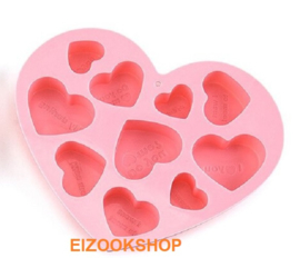 EIZOOK Mold Shape Heart Pink
