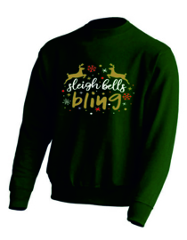 EIZOOK Christmas sweater - Christmas sweater - Large - Unisex - Green