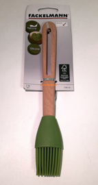 Cepillo de silicona EIZOOK con mango de madera