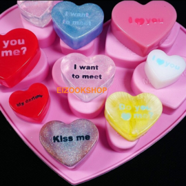 EIZOOK Mold Shape Heart Pink