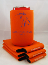 Koningsdag blikjes koelhouders