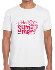 EIZOOK Heren T-shirt Hello Summer