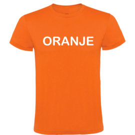 Eizook T-shirt Orange printed