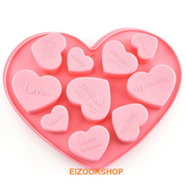 EIZOOK Mold Shape Heart Pink