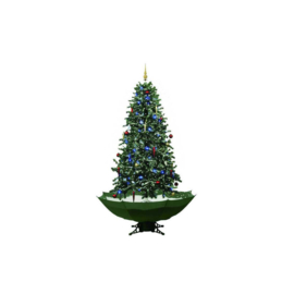 Snowing Christmas tree from just: