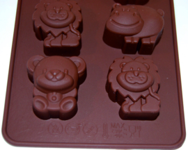 EIZOOK Animals ice chocolate fondant mold