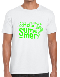 Herren-T-Shirt Hello Summer