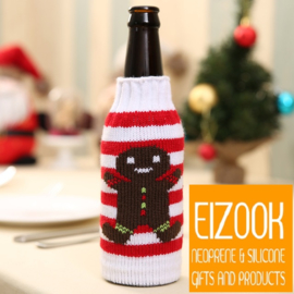 EIZOOK Kerst bierfles koel houders