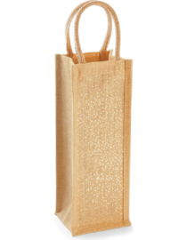 EIZOOK 10 pieces Jute Wine Bottle Bag