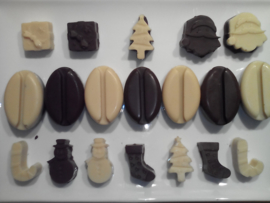 Silikon-Weihnachtsschokoladen-Fondantform