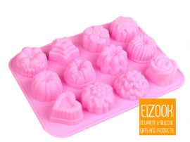 EIZOOK Flower Fruit cake mousses ice molds