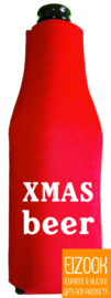 EIZOOK Soporte para enfriador de botellas de cerveza | Tema de Navidad - 2 piezas