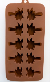 EIZOOK Palme Form Eiswurfer - schokolade