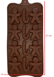 EIZOOK Chocolade - Fondant vorm Gingerbread - Shrek
