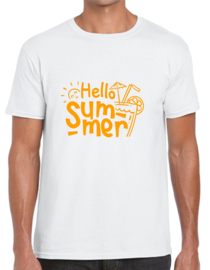 EIZOOK Heren T-shirt Hello Summer