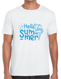 Herren-T-Shirt Hello Summer