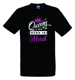 Queens - Kings are born in Camiseta