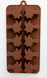 EIZOOK Palme Form Eiswurfer - schokolade