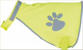 Reflective dog back safety vest