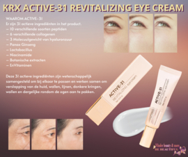 KRX ACTIVE-31 REVITALIZING EYE CREAM 15ml