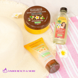 Combi Monoï bodyscrub - Monoï After-Sun Body Balsem  - Pure Tahitiaanse Monoi Hydraterende Olie