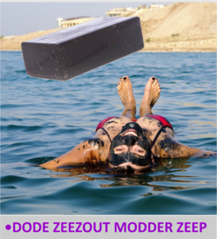 Dode zeezout en modder zeep