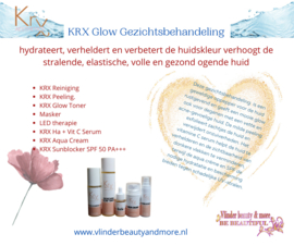 KRX GLOW gezichtsbehandeling € 35,00