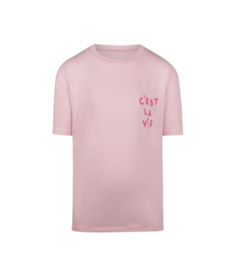NO WAY MONDAY SHIRT C'EST LA VIE ROZE