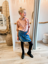 LOVELY RUFFLE BLOUSE PINK