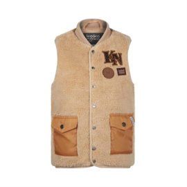 KOKO NOKO BODYWARMER BEIGE TEDDY