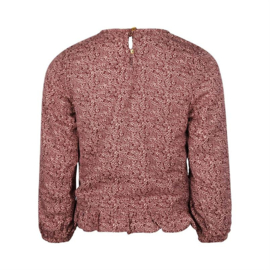 KOKO NOKO FLOWER BROWN BLOUSE