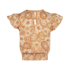 KOKO NOKO FLOWER ORANGE BLOUSE