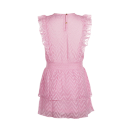KOKO NOKO PINK RUFFLE DRESS