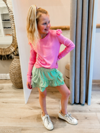 KIDS ONLY TOP RUFFLE PINK MAAT 146/152