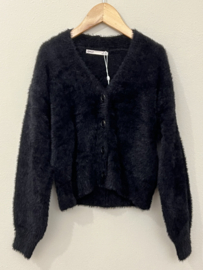 ONLY BLACK FLUFFY KNIT
