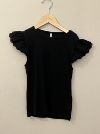 ONLY BLACK RUFFLE TOP