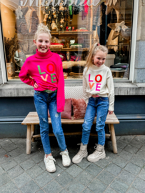 COL SWEATER LOVE FUCHSIA MAAT 14