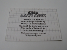 Sega Game Gear Console Handleiding