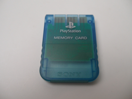 Originele Memory Card voor Playstation 1 / PS1 Blauw 1MB