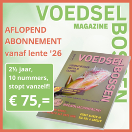 Tweeënhalf jaar abonnement Voedselbossen Magazine! Vanaf lente!